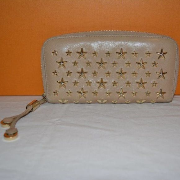 LIGHT Mocha Leather with Crystal Stars - Picture 1 of 8